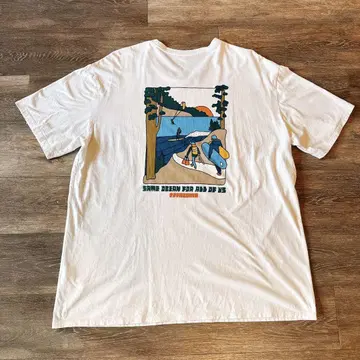 파타고니아 (Patagonia) 남성용 오가닉 T셔츠 화이트 XL