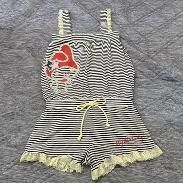 산리오 마이멜로디 홈웨어 올인원 미니 기장 리조트