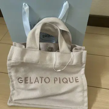 GELATO PIQUE 캔버스 로고 숄더백