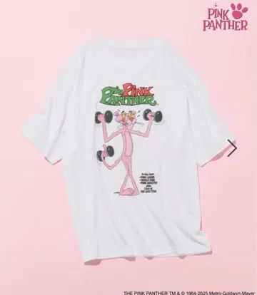 니코앤드 CHARACTER PRINT T-SHIRT 핑크 팬서
