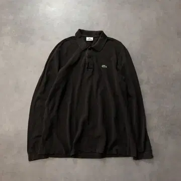 GQ3139 LACOSTE : F5191 긴팔 피케 셔츠 M 브라운