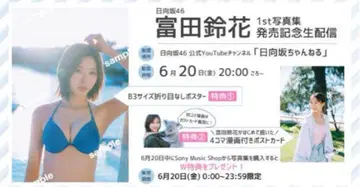 익명 배송 히나타자카46 토미타 스즈카 스즈카 서킷 포스터