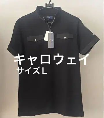 L 사이즈 Callaway 캘러웨이 피케 셔츠 블랙