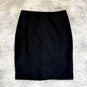 핑키앤다이안 여성용 미디 스커트 S 무지 블랙