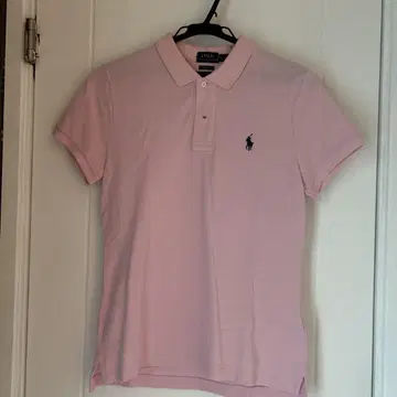 Polo Ralph Lauren 핑크 피케 셔츠 반팔 스키니 핏