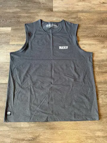 REEF 러쉬 탱크탑 차콜 그레이 XL