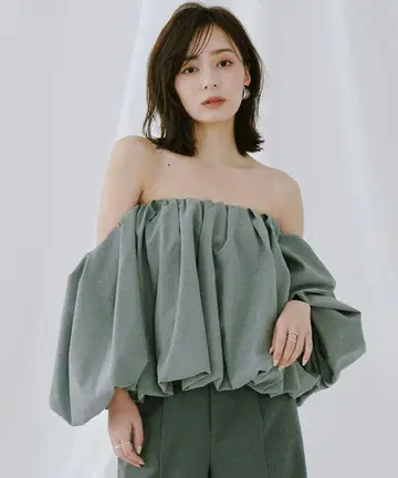 anuans 볼륨 벌룬 상의 GRY