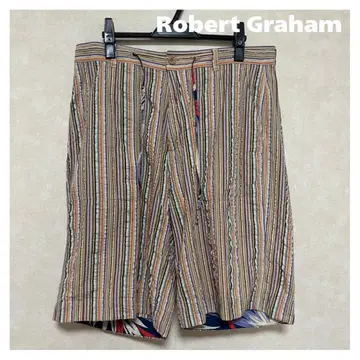Robert Graham 로버트 그라함 스트라이프 숏팬츠 L