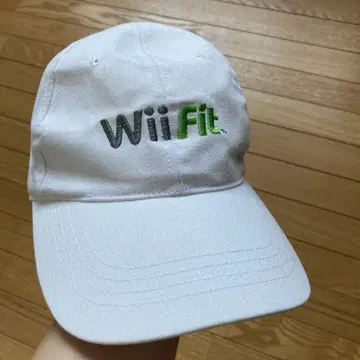 Wii Fit 캡 화이트 모자 초레어 레어 닌텐도