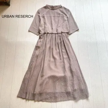 URBANRESEARCH LA MAISON 플리츠 스커트 원피스