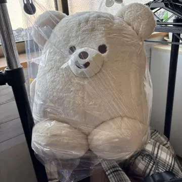 코로마루 씨 앉아있는 BIG 봉제 인형 (화이트)