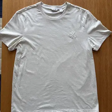 Calvin Klein 티셔츠 L 크림 베이지
