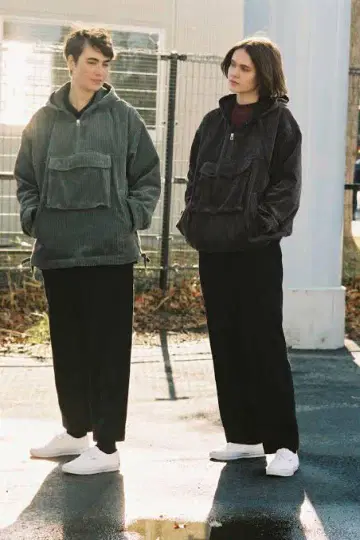 1LDK EVCON 코듀로이 후드티 오라리