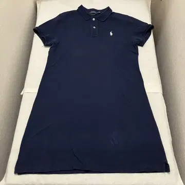 랄프 로렌 원피스 피케 셔츠 포니 L 셔츠 네이비 곤색 자수