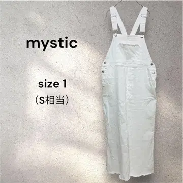 mystic 미스틱 점퍼 스커트 살로펫 신축 화이트