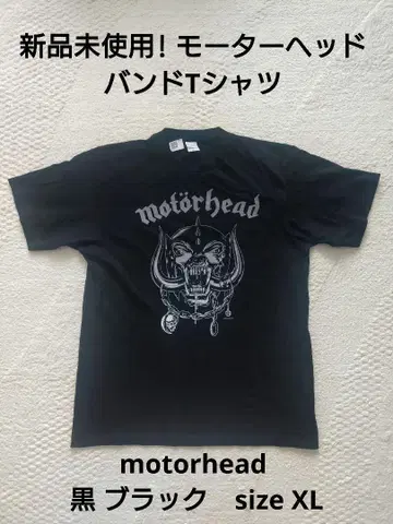 새상품! 모터헤드 motorhead 밴딩 티셔츠 블랙 XL