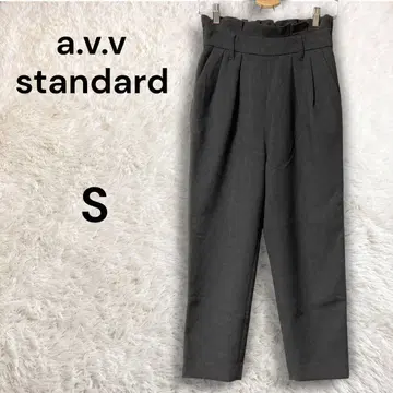 a.v.v standard 하이웨스트 턱 테이퍼드 팬츠 가을/겨울 S