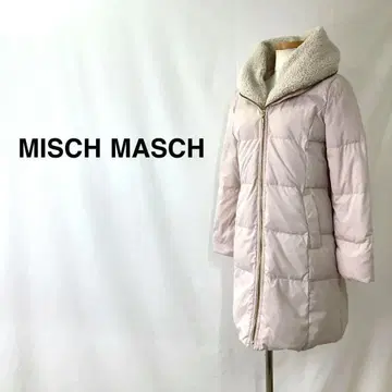 미쉬마쉬 보아 롱 다운 코트 핑크 여성용 자켓