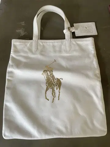 랄프 로렌 가죽 토트 새상품급