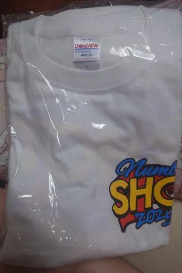 넘버 샷 티셔츠 L