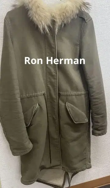 Ron Herman 올리브 그린 모즈 코트