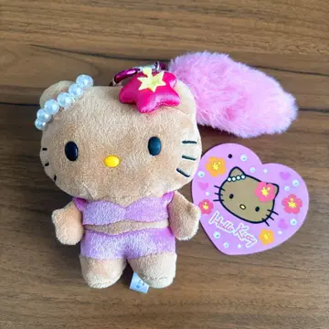 헬로키티 꼬리 마스코트 키링 일광화상 키티 시마무라