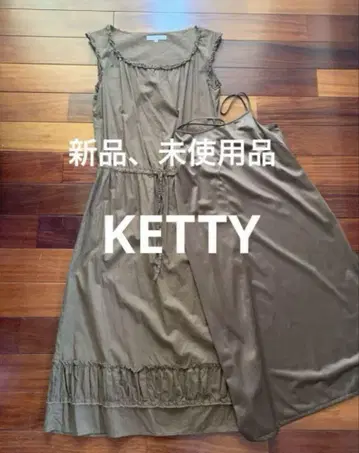 [ 새상품, 미사용품 ] KETTY 예쁜 슬리브리스 롱 원피스