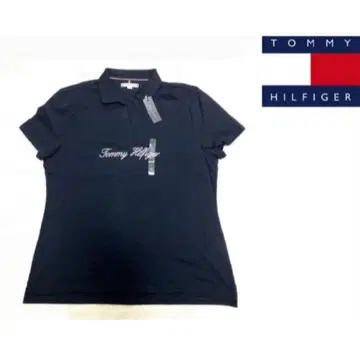 무료배송 새상품 TOMMY HILFIGER 여성용 피케 셔츠 XXL