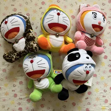 도라에몽 봉제 인형 5체 세트