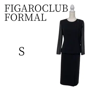새상품급 FIGAROCLUB FORMAL 블랙 스커트 셋업 S