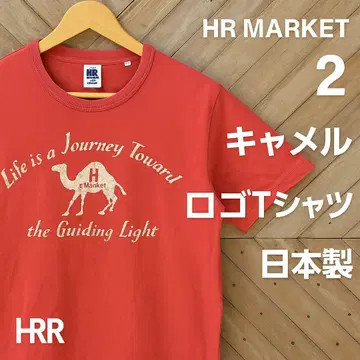 HR MARKET 카멜 로고 티셔츠 빨간색 2 일본제