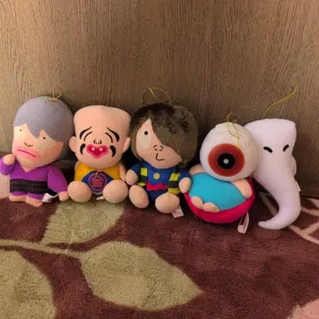 게게게의 기타로 뽑기 게임 봉제 인형 5개 세트