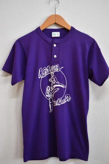 A01151 80년대 USA GATOR 게이터 헨리넥 T셔츠