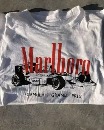 Marlboro 말보로 티셔츠 스며듦 90년대 maxell 맥셀