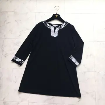 최근 새상품급 LEONARD 레오나르 물세탁 스트레치 튜닉 40