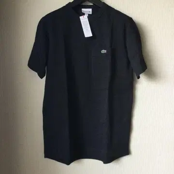 LACOSTE 클래식 핏 티셔츠 L 블랙