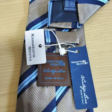 새상품 메이커즈 셔츠 가마쿠라 넥타이