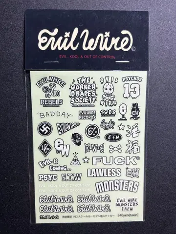 EVILWIRE 미니 사륜구동 스티커 NO.4