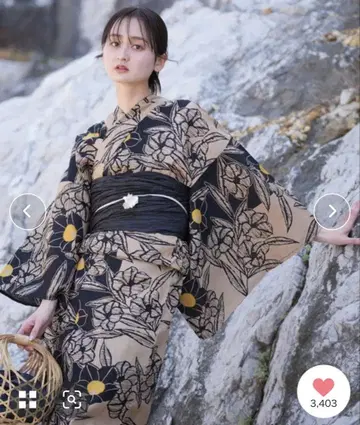utatane 선택 가능한 유카타 3세트 오리지널 디자인 일본 국내 염색