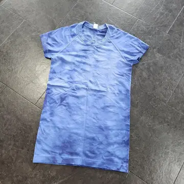 룰루레몬 T셔츠 4 lululemon 블루 타이다이