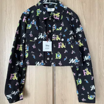 [새상품] Disney MOUSSY 긴팔 블라우스 셔츠 여성용 블랙