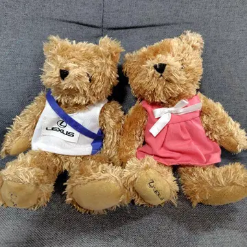 Lexus 렉서스 봉제 인형 2개 세트