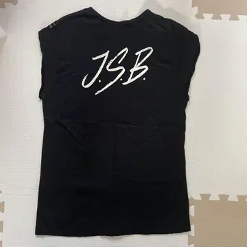 [ 레어 ] J.S.B. 블랙 티셔츠 슬리브리스 초기 S