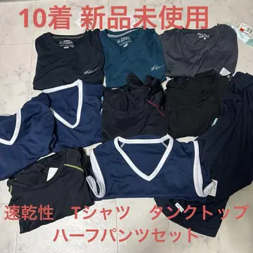 특가! 택 포함 새상품 탱크탑 티셔츠 하프 팬츠 세트 10벌