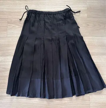 플리츠 스커트 MIYAO 블랙