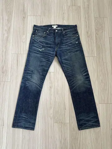 USA 제작 RON HERMAN DENIM 리페어 가공 셀비지 데님 팬츠