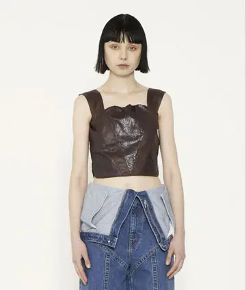 VIAVANDA FAKE LEATHER TANK