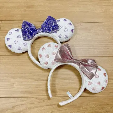 디즈니 하트 무늬 머리띠 미니