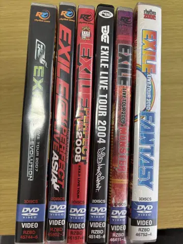 EXILE DVD 세트 6매