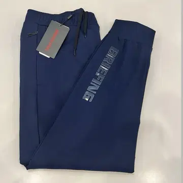 새상품 BRIEFING 정품 3D PRINT 조거 팬츠 L 네이비
